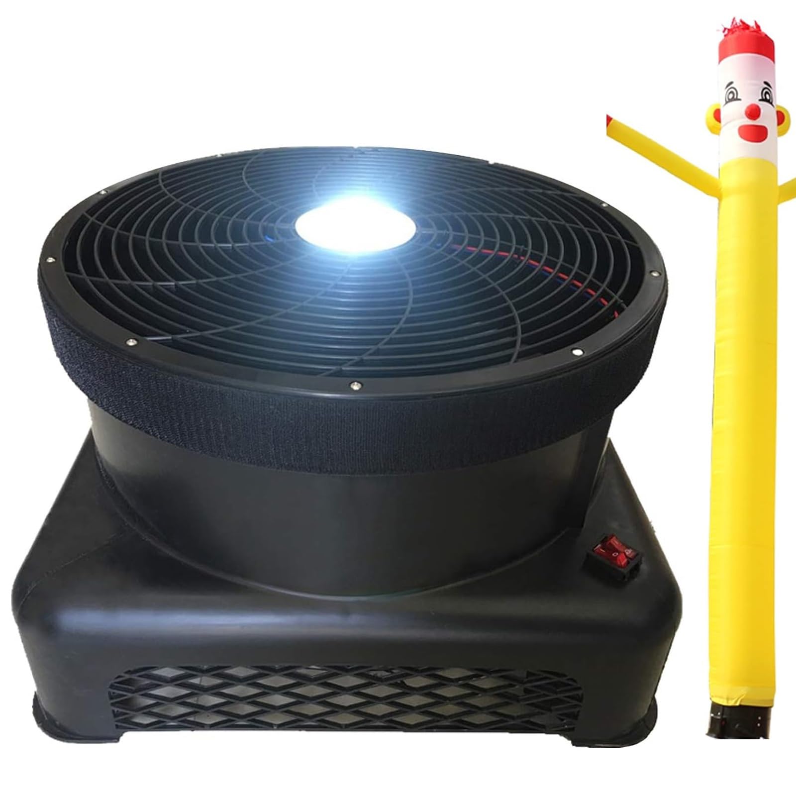 Soffiatore gonfiabile da uomo, 950 W, ad alta velocità, con luce, per ondeggiare stravaganti ed eventi festivi, marionetta da ballo alta, 45,7 cm