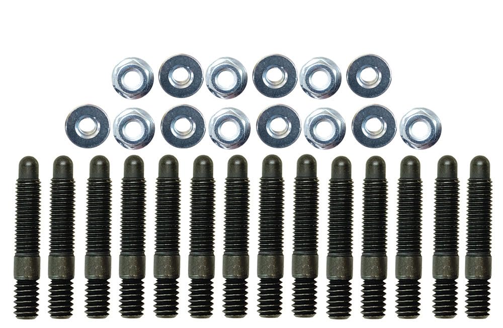 Moroso 38823 Valve Cover Stud Kit, Use w/Big Block Chevy Fabricated Covers, Bullet Nose Studs and Non Serrated Flange Nuts