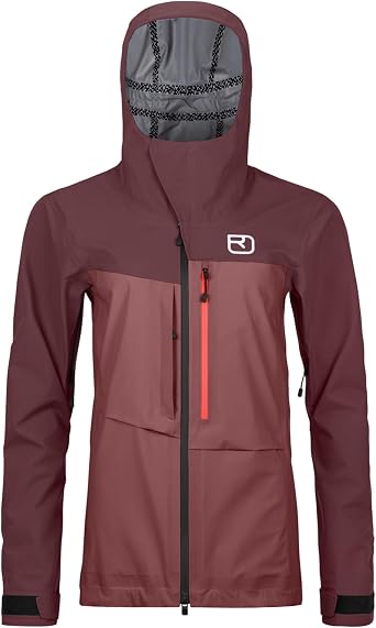 Ortovox Womens 3L Ravine Shell Jacket | Lightweight Freeride Shell with Ventilation Zips & Storm Hood for Ski Touring