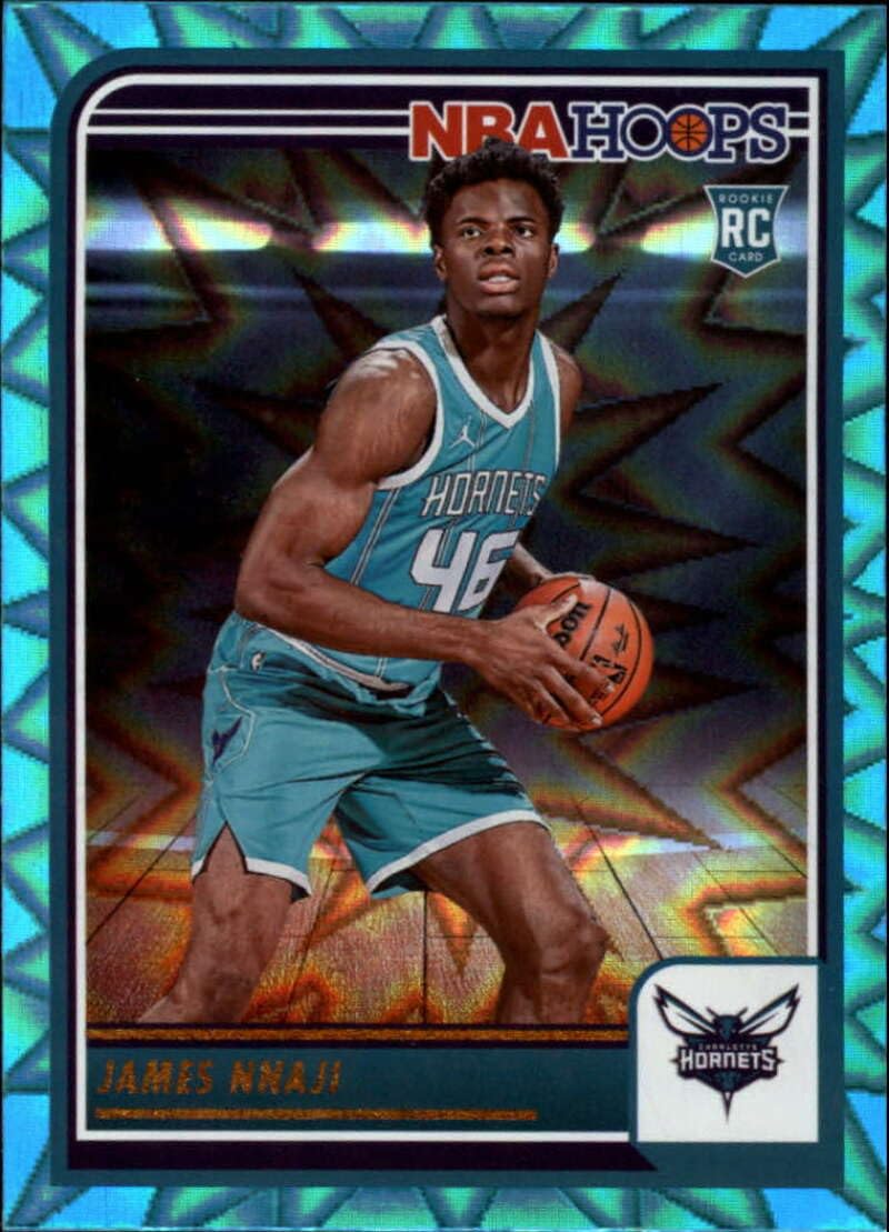 Amazon.com: 2023-24 NBA Hoops Teal Explosion #240 James Nnaji RC