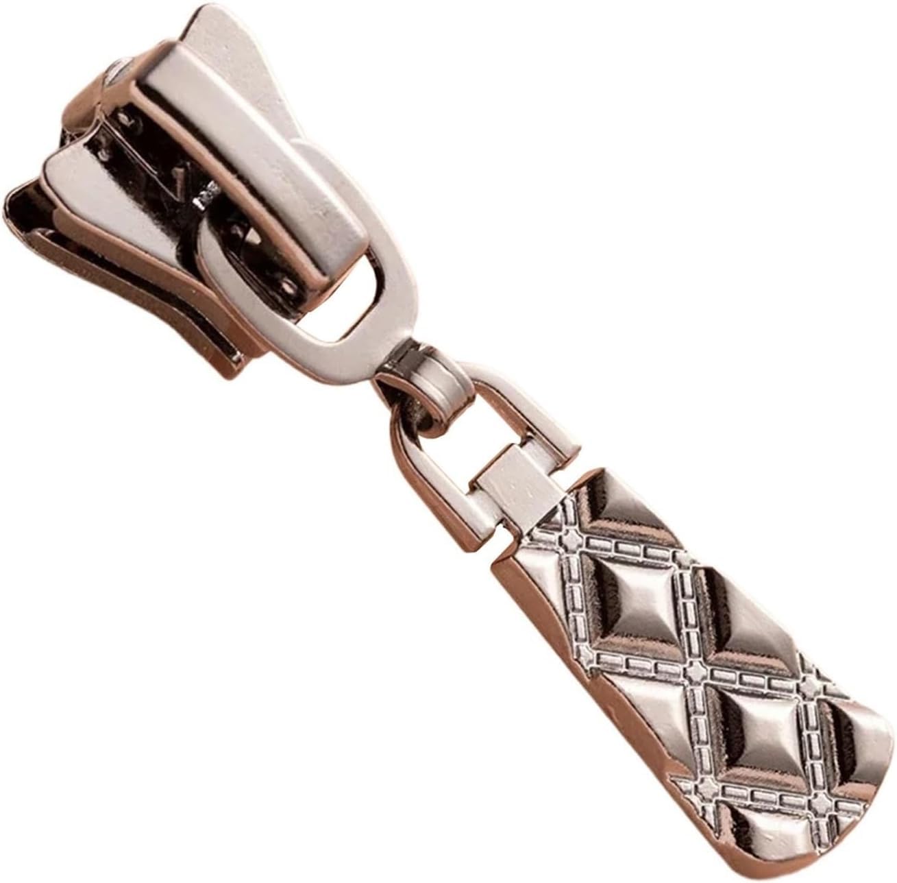 Zamek błyskawiczny, 5 sztuk #8# metalowa głowica automatyczna blokada zestaw naprawczy DIY torby akcesoria do szycia odzieży(F-8#for Resin Zipper)