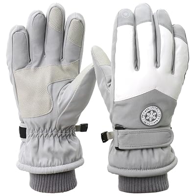 GUSTAVE® Winter Gloves for Women Outdoor Riding Gloves for Women Winter Hand Splashproof Windproof with Touch Screen Des