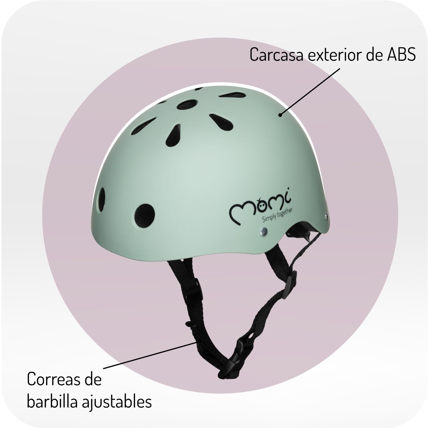 Casco Ajustable para Niños 1-4 Años 47-58 cm Bicicleta Prueba de Golpes 11 Orificios Ventilación