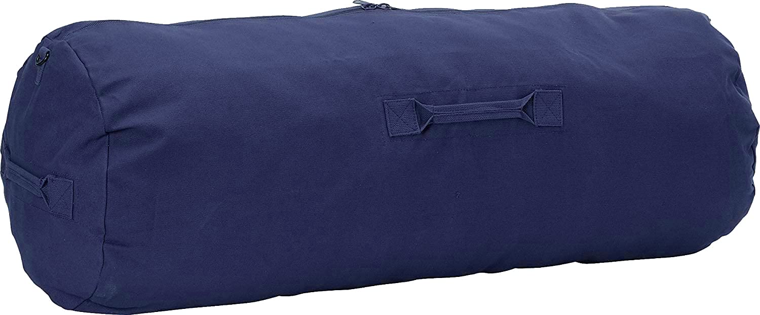 Army Universe Heavy Duty Cotton Canvas Side Zipper Duffle Bag