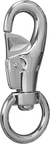 Silla colgante resistente, silla de hamaca, gancho giratorio a presión de hasta 1000 libras de capacidad, acero inoxidable para interiores y Silla colgante resistente, silla de hamaca, gancho giratorio a presión de hasta 1000 libras de capacidad, acero inoxidable para interiores y