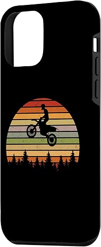 Miniatura 2 de iPhone 12 mini Retro Graphic Dirt Biker Motorcycle Enduro Motocross Biker Case