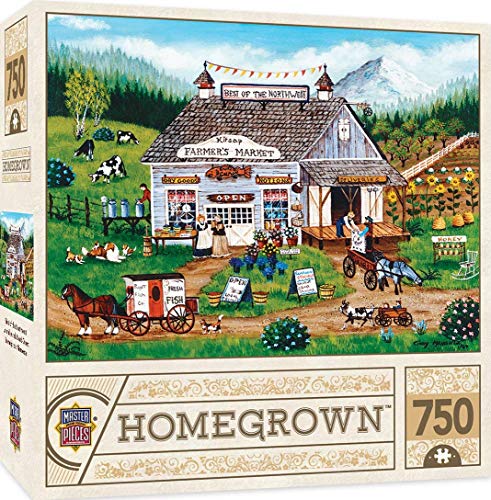 MasterPieces Homegrown Best of the Northwest Puzzle (750 Piece), Multicolored, 18