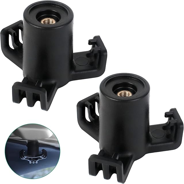 2 Pcs Trunk Bag Hook Tesla Model 3 Trunk Grocery Bag Hook ABS Trunk Hook Bag Cargo Hooks Cover Car Pendant Trunk Grocery Bag Hook for Tesla Model 3, Black