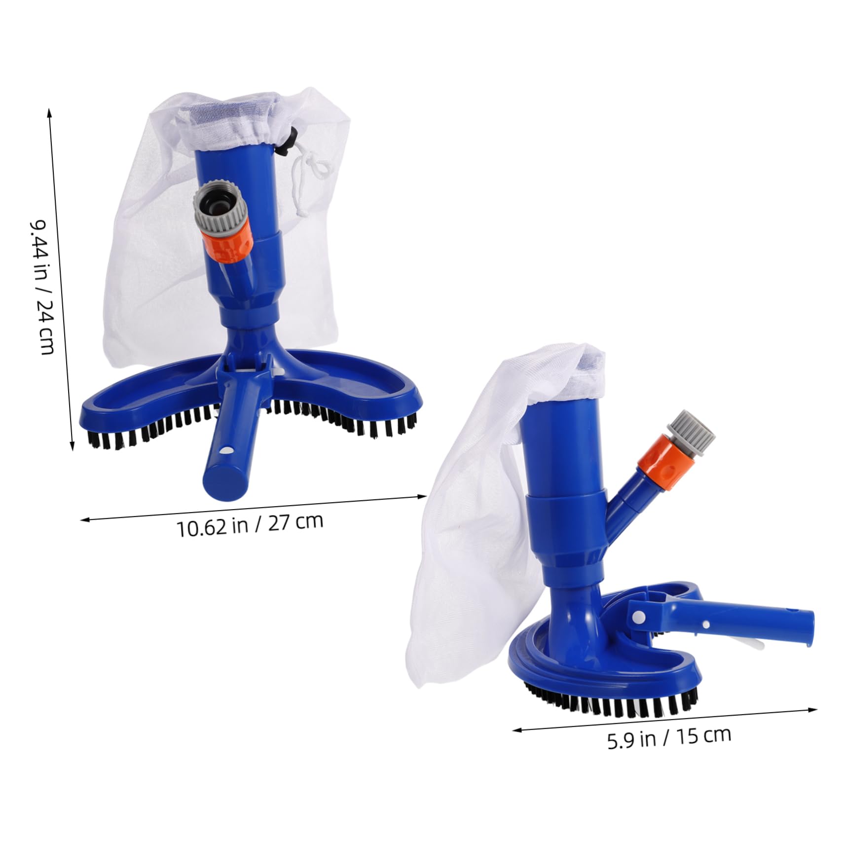 Balacoo Swimming Pool Accessory Brush Head Swivel Hose for Pool Vacuum Easy to Use