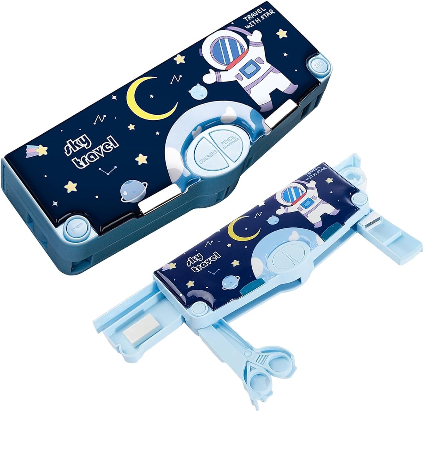 See full amazon price history chart for Okean® Multi-Functional Pencil Box for Kids, Space Boys, Kids Boys & Girls, Magnetic Boys, Space Theme Gifts Kids Accessories. (Astronaut, Plastic, Blue) Okean® Multi-Functional Pencil Box for Kids, Space Boys, Kids Boys & Girls, Magnetic Boys, Space Theme Gifts Kids Accessories. (Astronaut, Plastic, Blue) (B0CRHPCQJN) Amazon Price History, Amazon Price Tracker