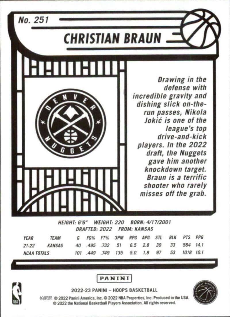 Amazon.com: 2022-23 Panini NBA Hoops Teal Explosion #251 Christian