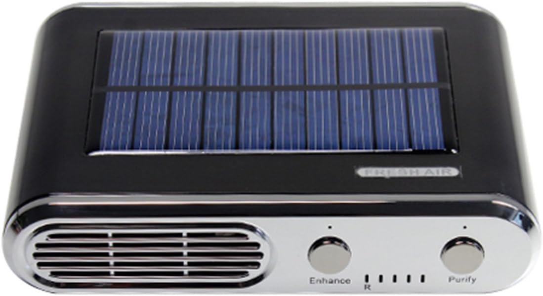 Onair C-1009 Solar Rechargeable Car Air Purifier Oxygen Bar Ozone Purification Active Carbon Filtering