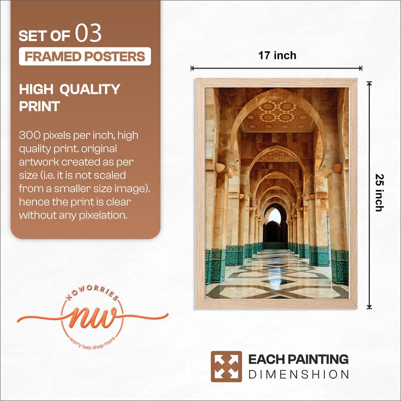 Image of NoWorries Wall decor Paintings for Office Decor and Home Decor /Framed Paintings for Home Wall, living room decoration - (Synthetic Wooden Frame)(Framed Poster Multicolor) (IS - 3, 17x25 inches)