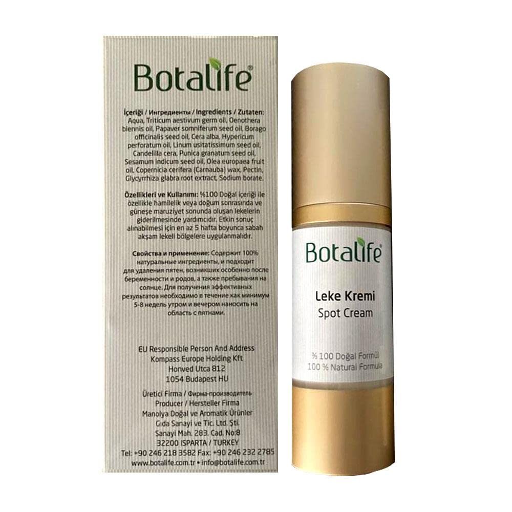 Botalife Doğal Leke Kremi 30ml