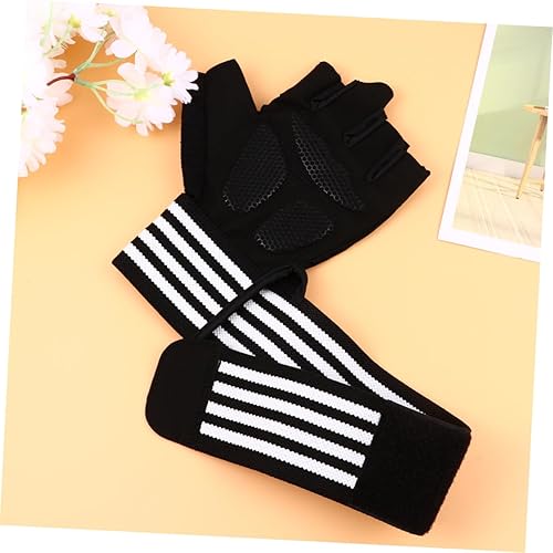 Miniatura 6 de DOITOOL 1 par de guantes de ejercicio para gimnasio hombre glives guantes de fitness para hombres guantes para entrenamiento guantes sin dedos