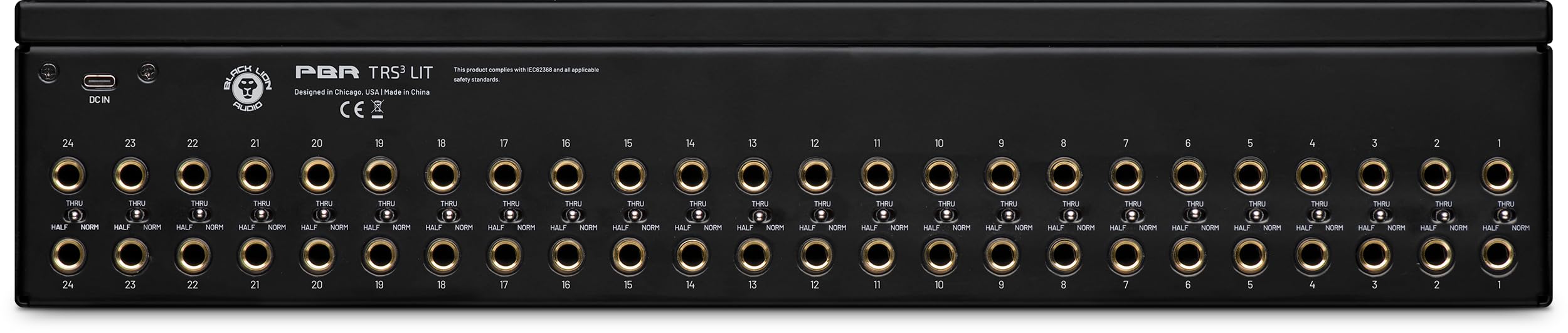 Black Lion Audio PBR TRS3 LIT - Patchbay