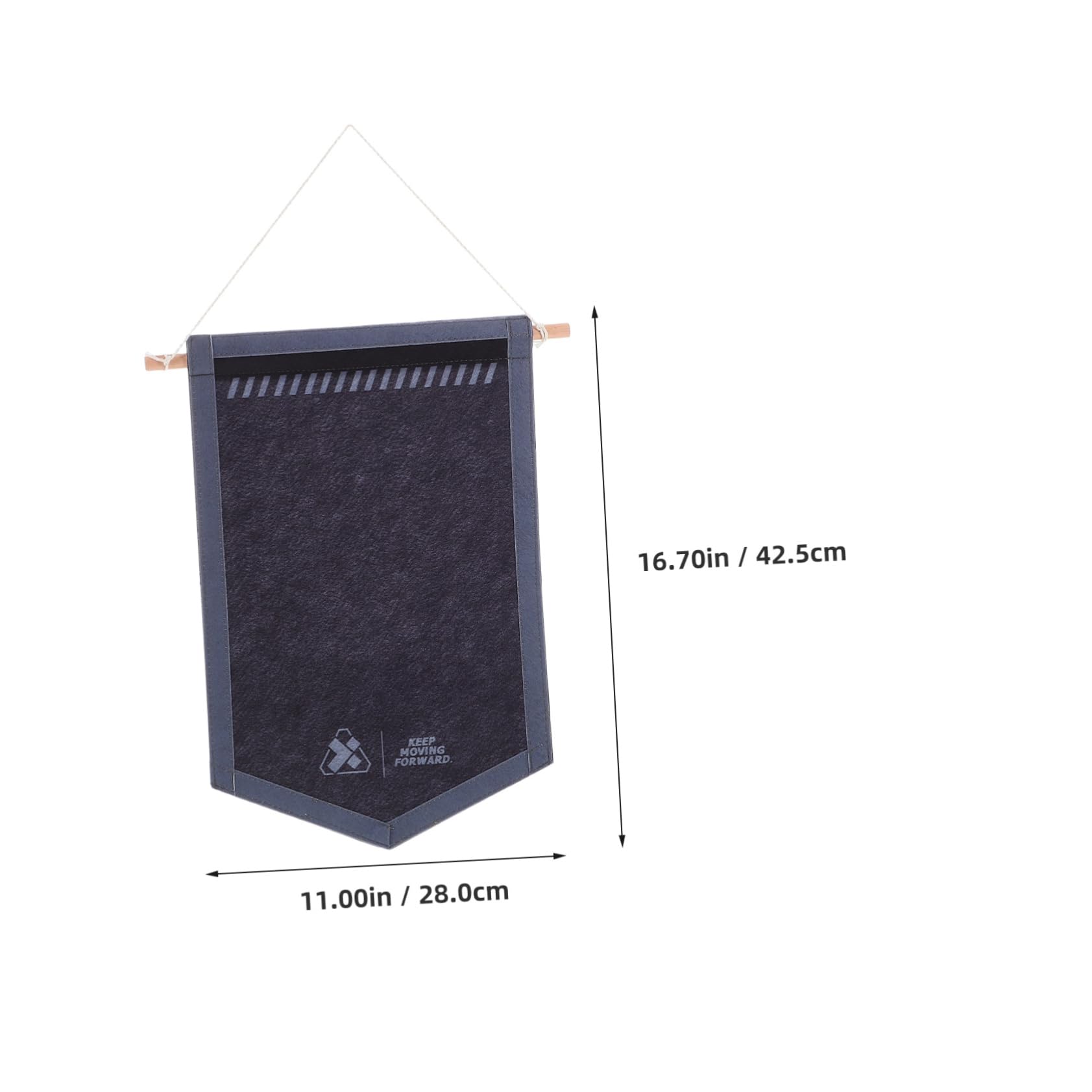 Toddmomy Hanging Pin Display Banner Rack Soft Felt Pin Organizer for Brooch Collection Minimalist Wall Decor Durable Storage for Fans Badge Display