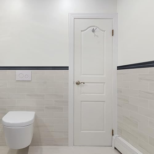 Miniatura 3 de WAPANE Moldura de espuma autoadhesiva, borde de papel tapiz flexible para moldura de corona, líneas de bordes de pared 3D, base de pared para