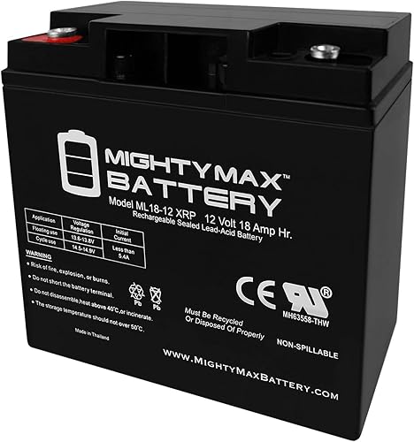 Mighty Max Battery Batería de repuesto SLA de 12V 18AH para poder duro 1150