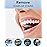MySmile Teeth Whitening Gel Refills Pack, 6 Non-Sensitive Tooth Whitening Gel for White Teeth, Teeth Whitener Dental Grade Tooth Stain Remover for Tray, 10 min Fast Result Whitening