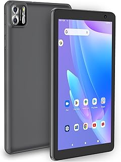8 Inch Tablet, Android 13 Tablet PC 8GB(4+4GB Expand), 64GB ROM, 1TB Expand,1280x800 HD IPS Screen, 5000mAh Battery, Dual Cameras, Bluetooth, WiFi, and Type-C Port(Gray)