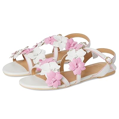 Janie and Jack Floral Sandals (Toddler/Little Kids/Big Kids) Girls Shoes