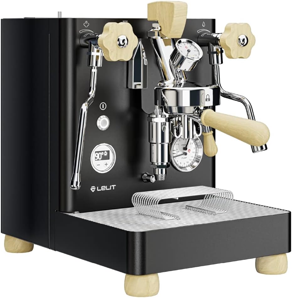 Lelit Bianca PL162T-EUCB, Macchina da caffè prosumer nera con gruppo L58E e paddle, dual boiler e LCC per gestire tutti i parametri Lelit Bianca PL162T-EUCB, Macchina da caffè prosumer nera con gruppo L58E e paddle, dual boiler e LCC per gestire tutti i parametri