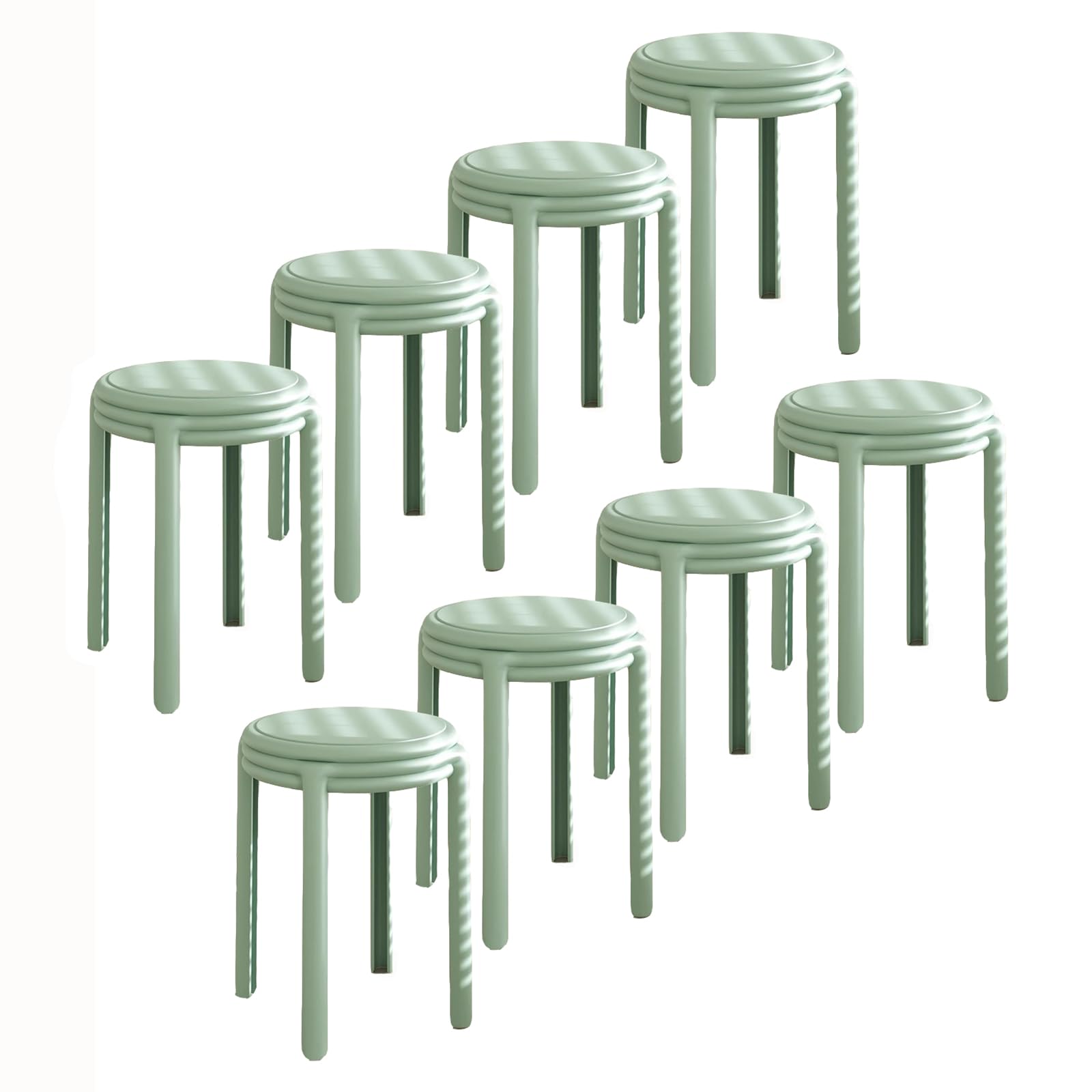 (Set of 8, Green)