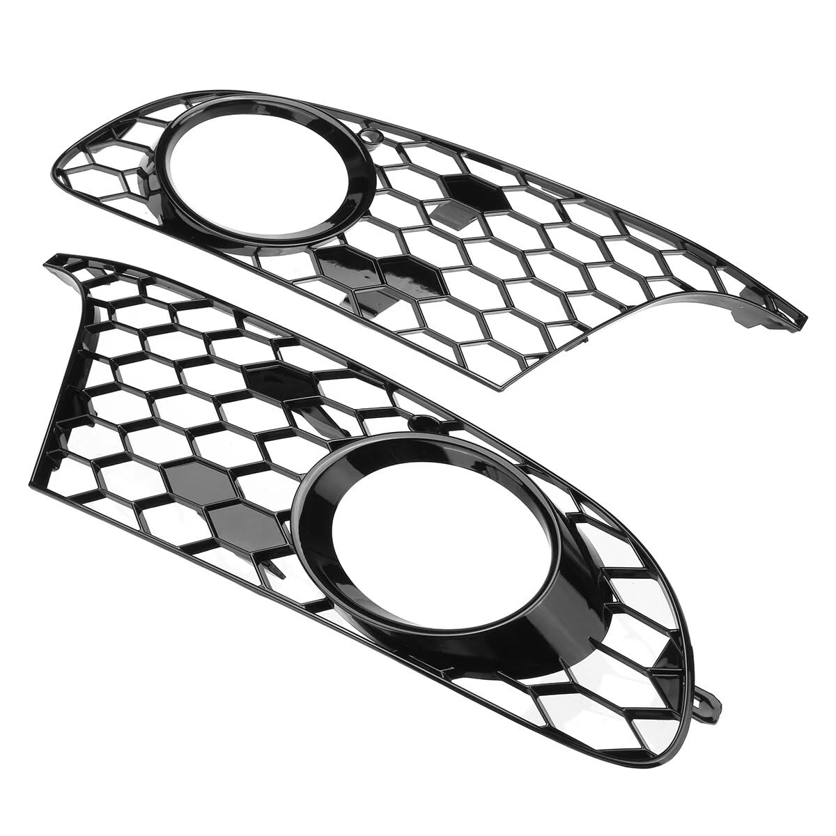 2x Przednie światło przeciwmgielne samochodu Grill Grille Osłona lampy przeciwmgielnej, dla VW, dla golfa, dla MK6, dla Jetta 2009-2013 5K0853665 5K0853666 Przednie grille samochodowe