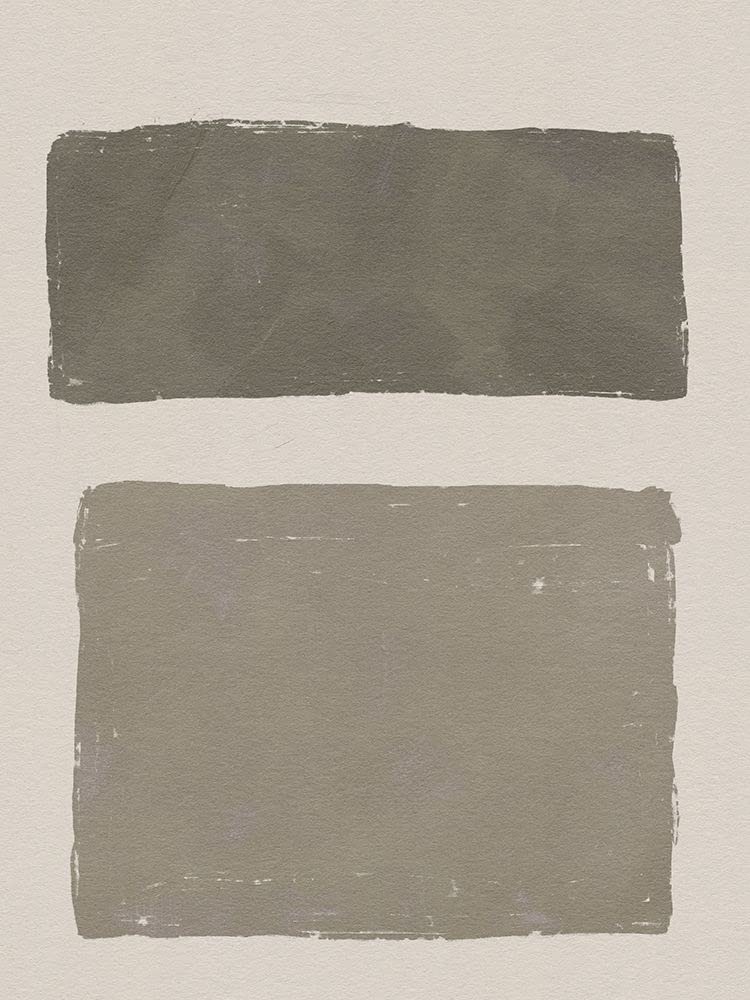 Neutralny blok kolorów I plakat nadruk - Jacob zielony (18 x 24)
