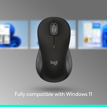 Logitech Signature M550 Wireless Mouse Small to Medium Sized Hands - Black | For small to medium sized hands, 2-year battery, silent clicks, multi-device compatibility