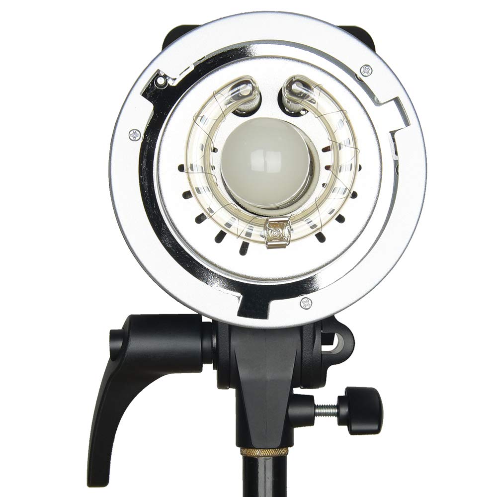 Godox MS300 Lámpara Flash de Estudio Compacto, Incluye Reflector AD-R6，Bowen Mount, 300W, Anti-preflash, Lámpara de Modelado, Función Flash Antiniebla