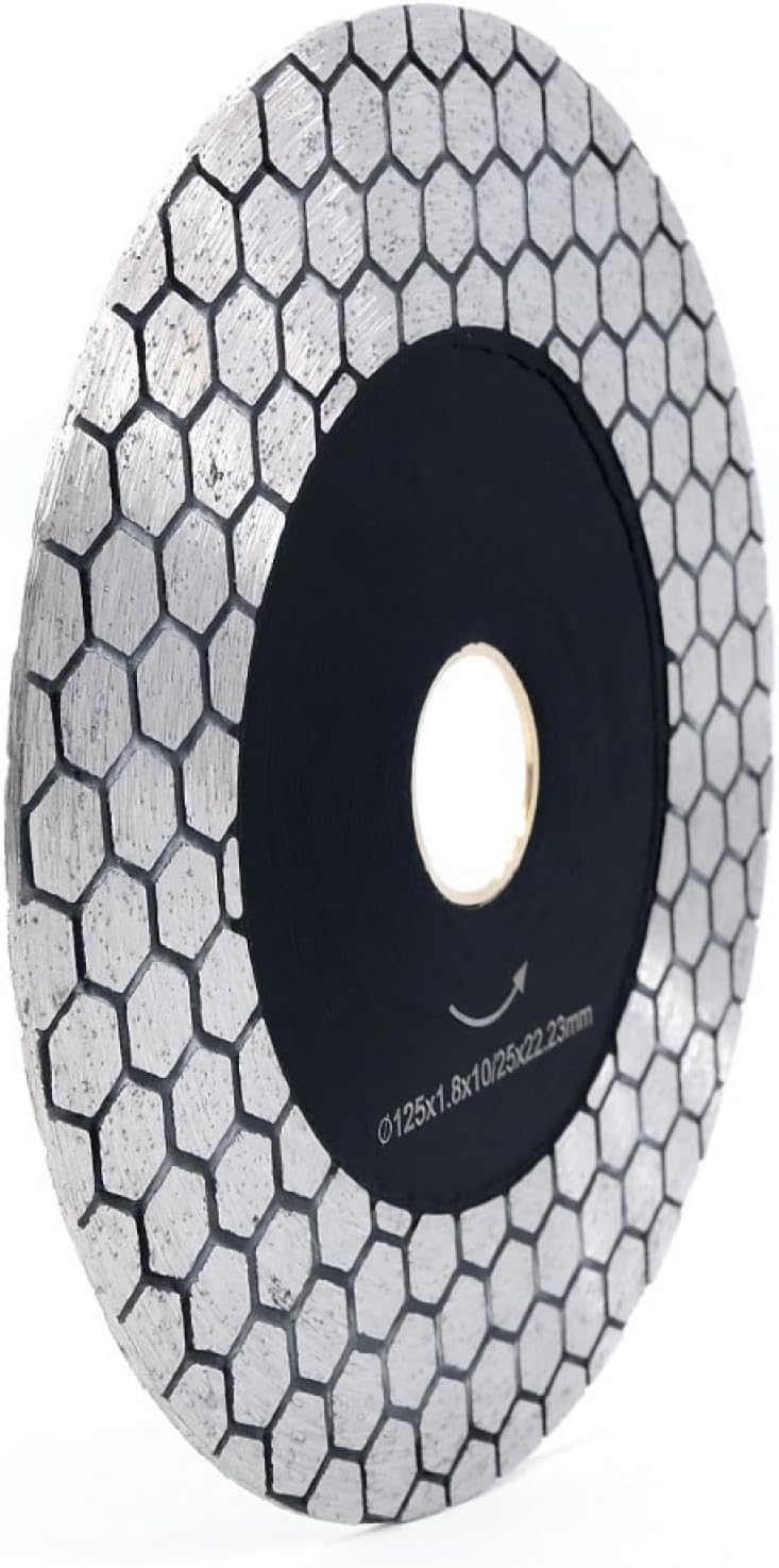 Discos de corte de diamante para amoladora angula 1 pieza de hoja de corte de diamante de 125 mm for cerámica, baldosas, porcelana, mármol, hoja de sierra de diamante de 5 pulgadas, disco de pulido fo