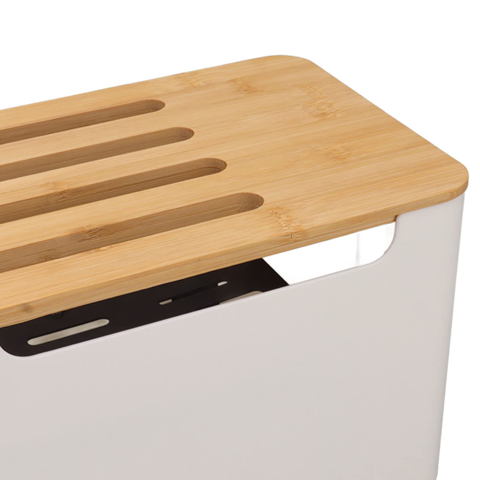 Yosoo Health Gear Boîte Rangement Routeur en Bois, Support Mural, Organisateur Câbles WiFi Modem