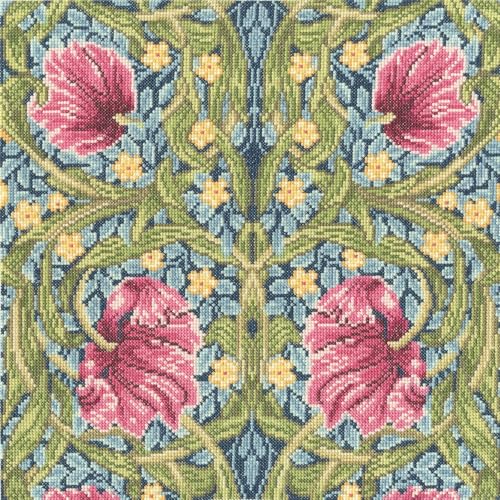 Kit point de croix compté Pimpernel pour tableau décoratif fait main