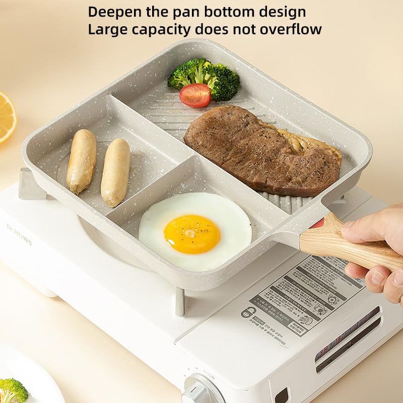 Amazon.co.jp: 目玉焼き 調理鍋 卵焼き器 フライパン 仕切りフライパン