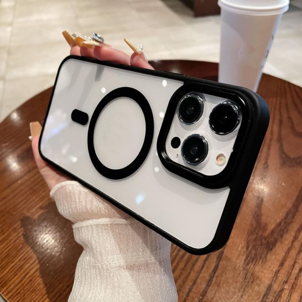 Couvercle de protection d'objectif et coque transparente magnétique iPhone - 7