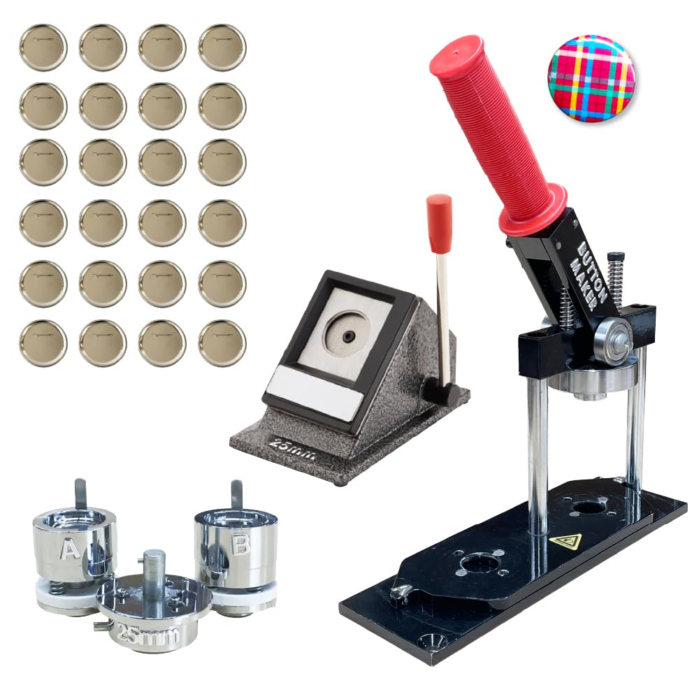 丸型32mmカンバッジマシーンセット 缶バッジマシン バッジオ!スタンダード 丸型32mmセット ユーロ