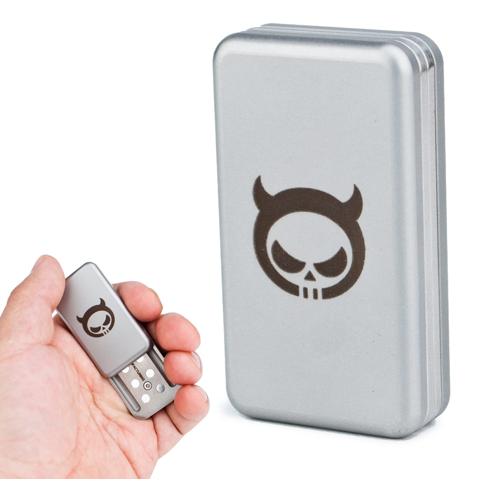 DjuiinoStar Premium Fidget Slider (Stainless Steel), CNC Machined Push Slider, Unique No Glue Design, Addictive Fidget Toy, Help to Relief Stress, Best Gift for Fidget Fans DFS-35