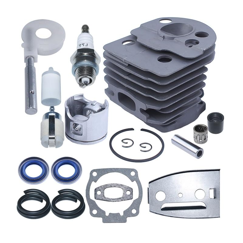 Kit de pistón de Cilindro de 46mm for Bomba de Aceite de motosierras Husqvarna 55 for Rancher 51 50