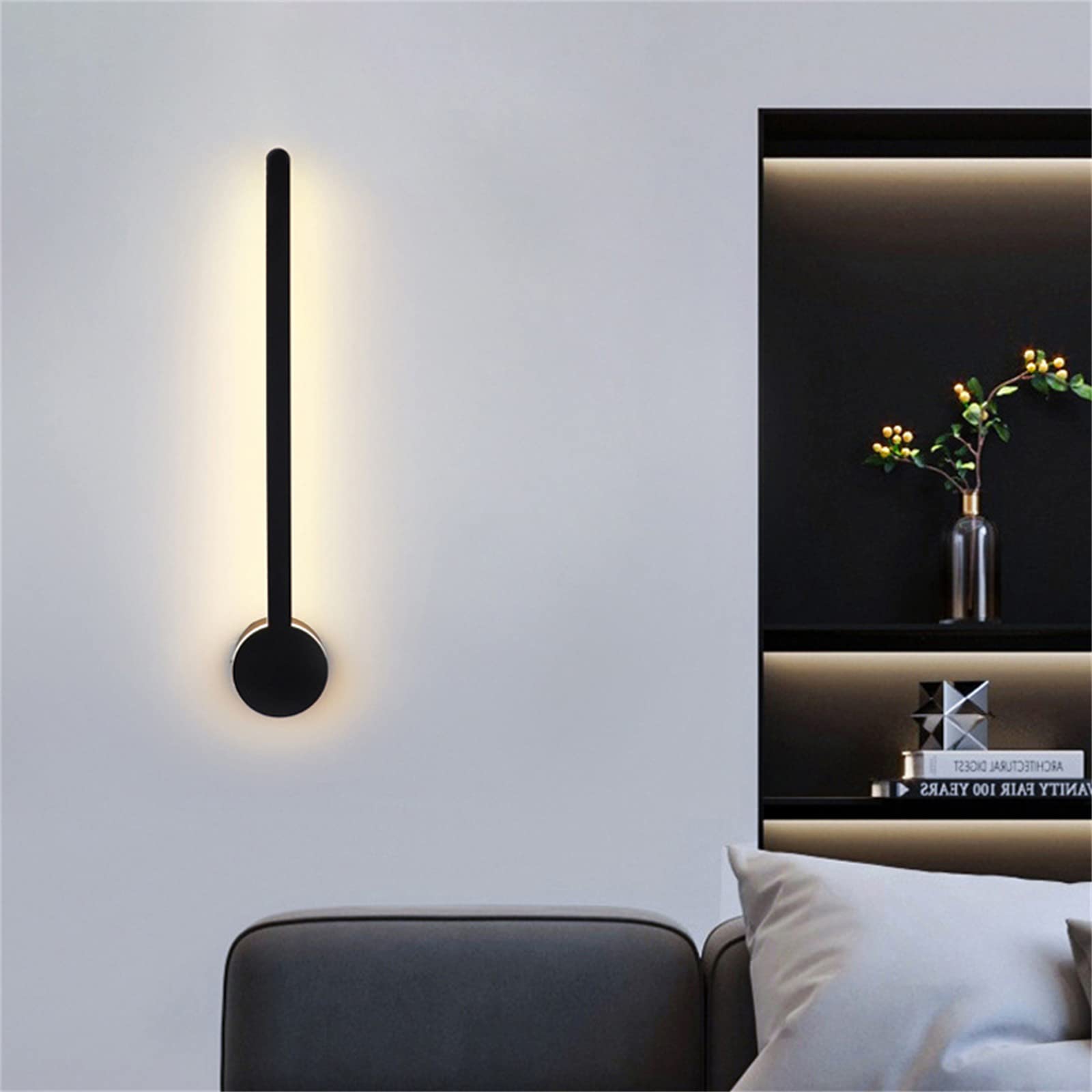Applique Murale Intérieur LED,16W 2500LM Design Minimaliste Lampe Murale Moderne,Ligne Noire Applique Murale LED pour Chambre Salon,Blanc chaud 3000K | Leroy Merlin Applique Murale Intérieur LED,16W 2500LM Design Minimaliste Lampe Murale Moderne,Ligne Noire Applique Murale LED pour Chambre Salon,Blanc chaud 3000K | Leroy Merlin