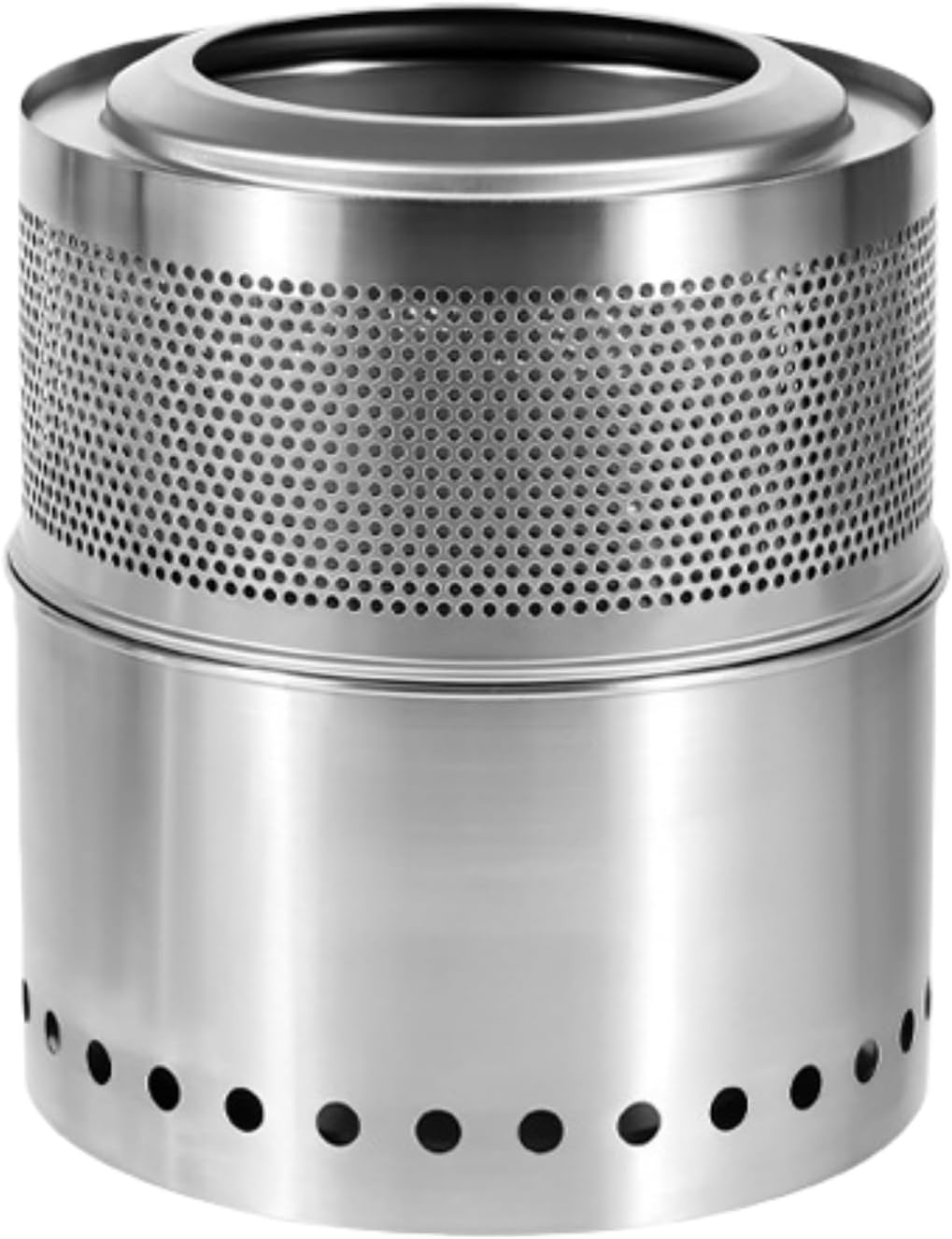 フレイムストーブ 薪ストーブ 無煙ファイヤーピット ステンレススチール素材 耐腐食性 耐高温性 分解 組み立てが簡単で保管が簡単 火