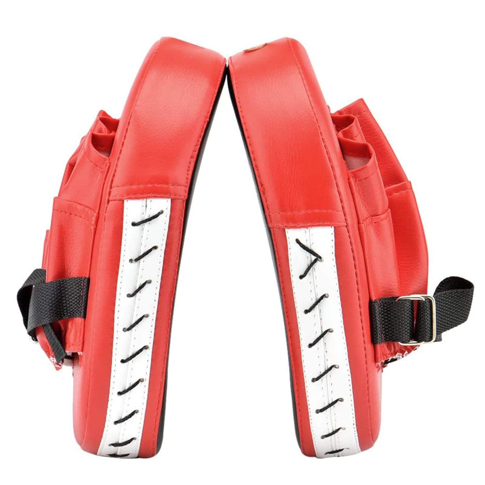Boxing Mitt Pads, 1 Coppia Paracolpi Boxe Colpitori Boxe MMA Kickboxing Coppia Scudo Sciopero Curvo Kick Pad per Boxe er Arti Marziali Allenamento