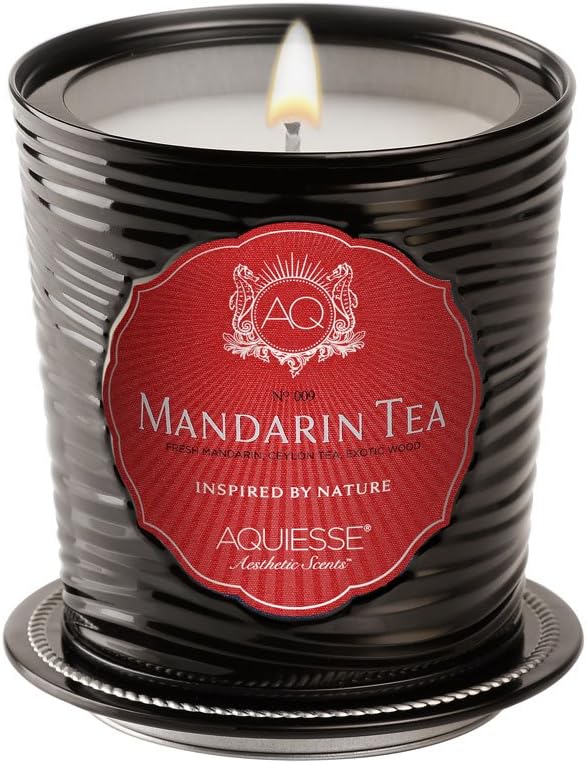 Aquiesse Mandarin Tea Luxe Tin Candle