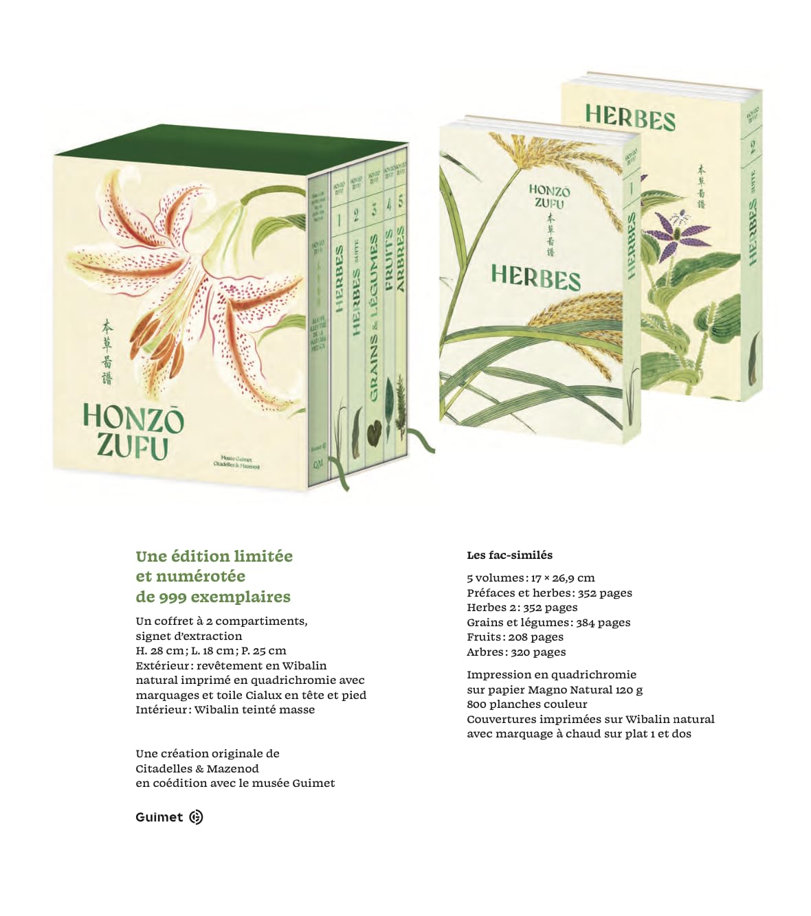 Honzo zufu: Album illustré de la materia medicae