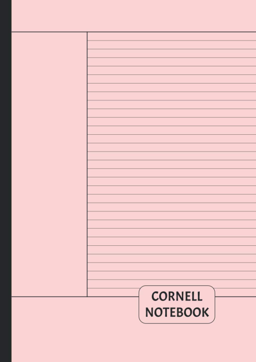 Cornell Notebook: A4 College Ruled Composition Paper for Taking Notes - Cover 2