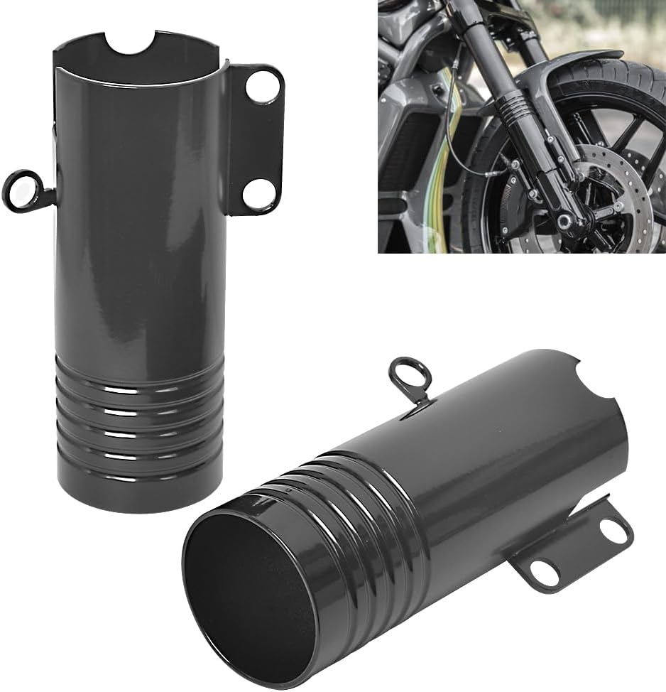 Motorcycle Front Lower Fork Tube Covers Set Fit for Harley Night Rod Special VRSCDX 2012-2017 V-Rod Muscle VRSCF 2009-2017
