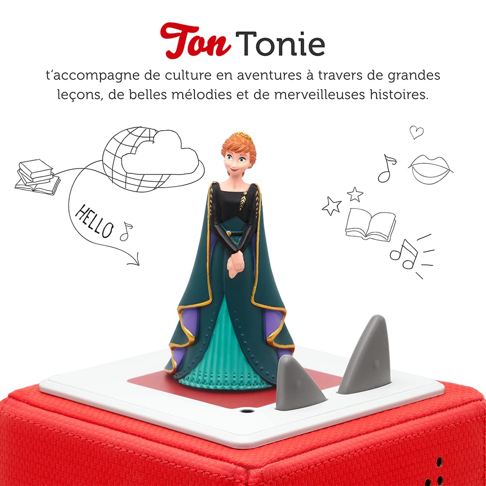 tonies Figurine Anna La Reine des Neiges 2, Personnage avec Histoire Audio et chansons pour conteuse Toniebox, audioconte 4 Ans et Plus - boîte à Histoires Vendue séparément