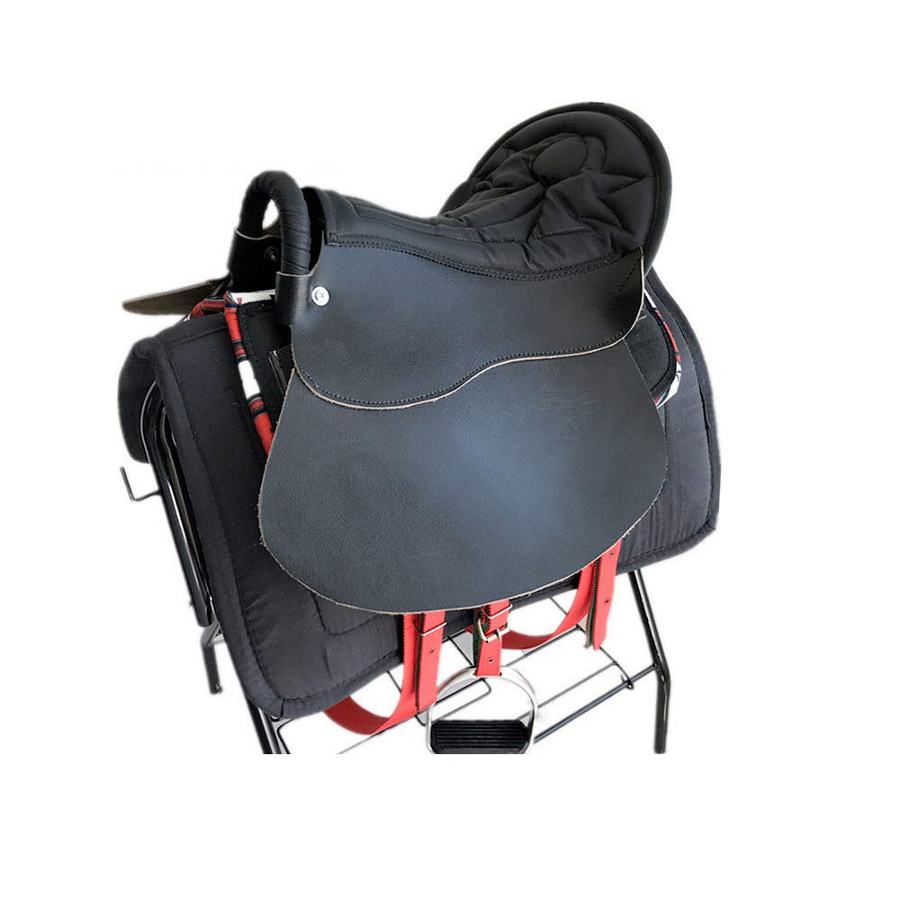 CLBING Cavallo da Sella Turisti con Maniglie con Sella in Cuoio Sella Esercito Sella Cavallo da Sella Completo Forniture Equestri