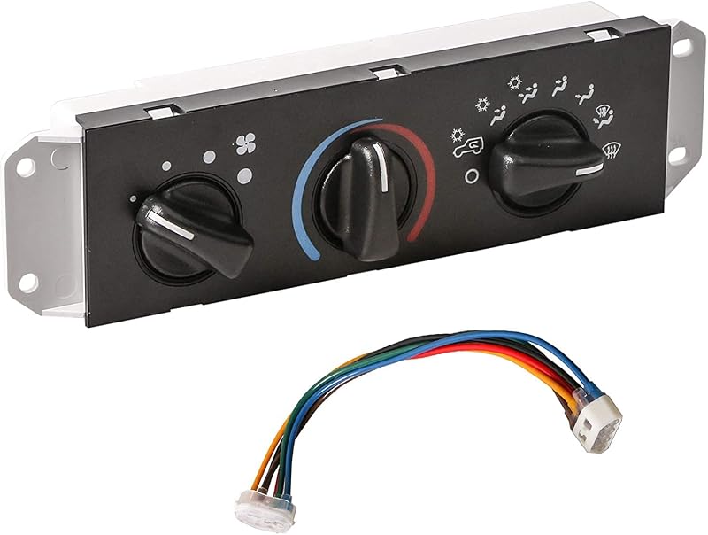 Painel de controle do ar-condicionado e aquecimento MOSTPLUS para Jeep Wrangler TJ 1999–2004, 55037473AB